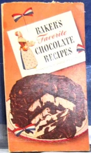 1955 6th Edition BAKER'S FAVORITE CHOCOLATE RECIPES CookBook HANDBOOK of COOKERY - Picture 1 of 4