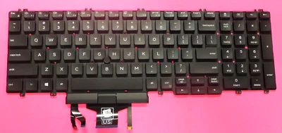 NEW Dell Latitude 5500 Precision 3540 Backlit Laptop Keyboard Dual Point MMH7V - Image 1 of 3