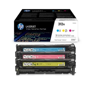 HP 312A, 3-Colour Toner - HP CF440AM Cartridge Multipack, CF440am - Picture 1 of 1
