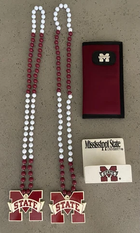 Mississippi State Beads, Business Card Holder & Wallet - Free Shipping Cover