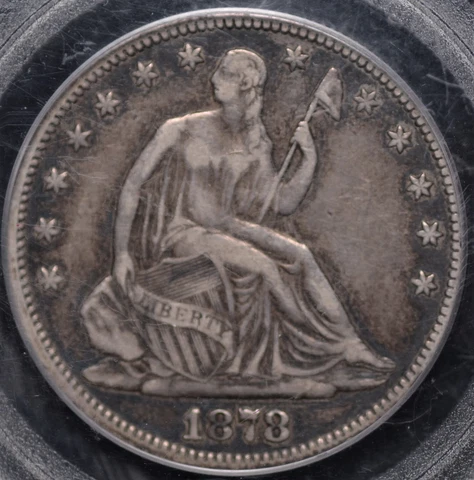 1878 SEATED HALF DOLLAR PCGS CHOICE VERY FINE 30 AN IMPRESSION OF A CHARCOAL Cover