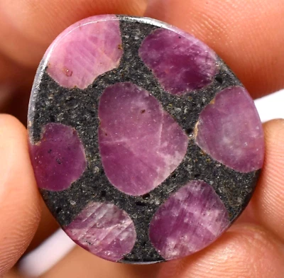 21.55 Ct Natural Mogok Trapiche Ruby Certified Unique Very Rare Found Gemstone - Image 1 of 4