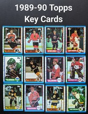 1989-90 Topps Hockey  U- Pick   KEY CARDS  High Grade. Complete your set.
