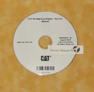 RENR9805 CAT Caterpillar C-13 C13 Engine Factory Repair Service Manual LEE S3C - Picture 1 of 1