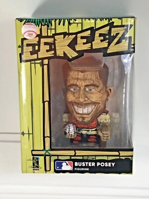 Estatuilla estilo dibujos animados coleccionable Buster Posey de los Gigantes de la MLB Eekeez, en caja Foto 1 de 4