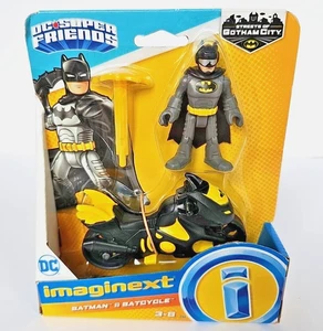Batman & Batcycle Imaginext DC Super Friend Fisher Price Justice League - 1600 - Picture 1 of 5