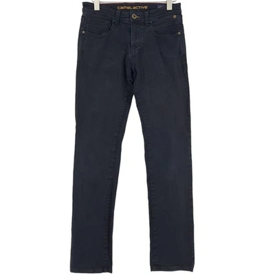 Pantalones de mezclilla Camel Active para hombre Houston negros rectos elásticos Mw2 talla W31 L34 Foto 1 de 4