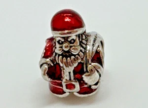 Pandora Moments St. Nick Weihnachtsmann Weihnachtsmann CZ Sterling Silber Charm - Bild 1 von 7