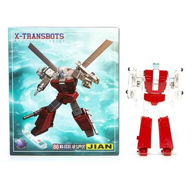 X-Transbots Defensor MX-32 MX32 Air Support JIAN G1 Blades Helicopter Figure - Image 1 of 4