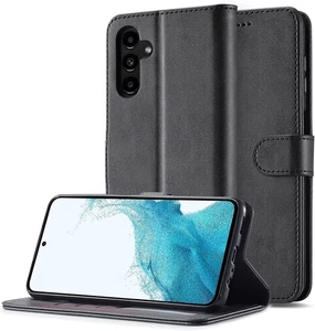 For Samsung s25fe S24fe S23 Case Leather Wallet Magnetic Flip Stand Phone Cover - Picture 1 of 18