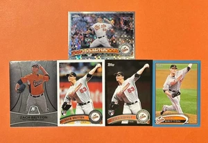 PAQUETE ZACH BRITTON 5 cartas PROSPECTO/NOVATO/PARALELO (leer descripción) - Imagen 1 de 2