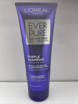 L'Oreal Paris EverPure Sulfate-Free PURPLE SHAMPOO 6.8 fl oz - FREE SHIPPING! - Image 1 of 3