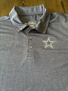 Camisa Polo Dallas Cowboys Auténtica Para Hombre XL Manga Corta Color Azul NFL - Imagen 1 de 6