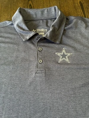 Camisa Polo Dallas Cowboys Auténtica Para Hombre XL Manga Corta Color Azul NFL Foto 1 de 4
