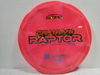 Discraft Z Captain's Raptor Pink Paul Ulibarri 171 grams disc golf - Image 1 of 4