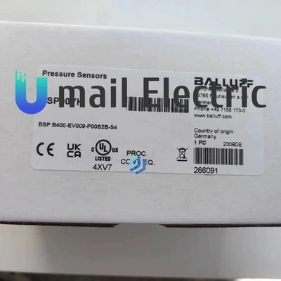 BALLUFF BSP00YH BSP B400-EV009-P00S2B-S4 Pressure Sensor Brand NEW - Image 1 of 2