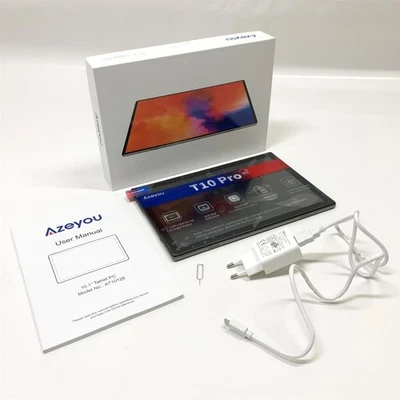 Azeyou Tablet 10 Zoll Android 11, 4G LTE Quad-Core-Prozessor, 3GB+32GB ROM, - Image 1 of 4