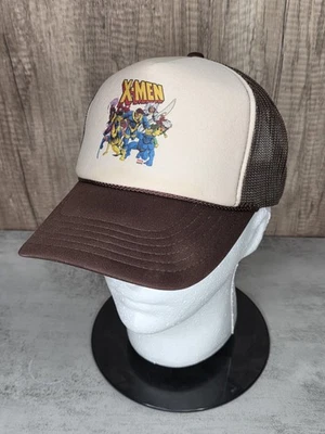 Gorra Otto X-Men Snapback Trucker Gorra Blanca/Marrón Unisex Ajustable RARA Foto 1 de 4