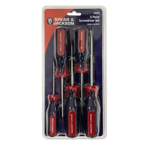 SPEAR AND JACKSON SCHRAUBENDREHER SET 5-TEILIG SCHLITZ PH PZ SCHRAUBENDREHER SET - Bild 1 von 1