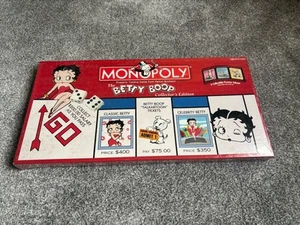 2002 Betty Boop Monopoly Collectors Edition Board Game SEALED USAopoly - Picture 1 of 7