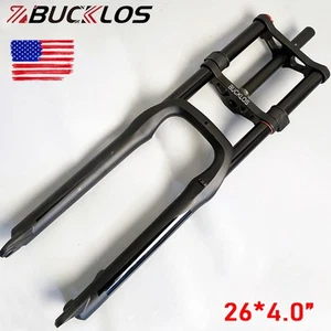 Horquilla de suspensión neumática para bicicleta eléctrica de playa MTB 26 pulgadas QR 4,0" horquilla de neumático grueso 180 mm de viaje - Imagen 1 de 13