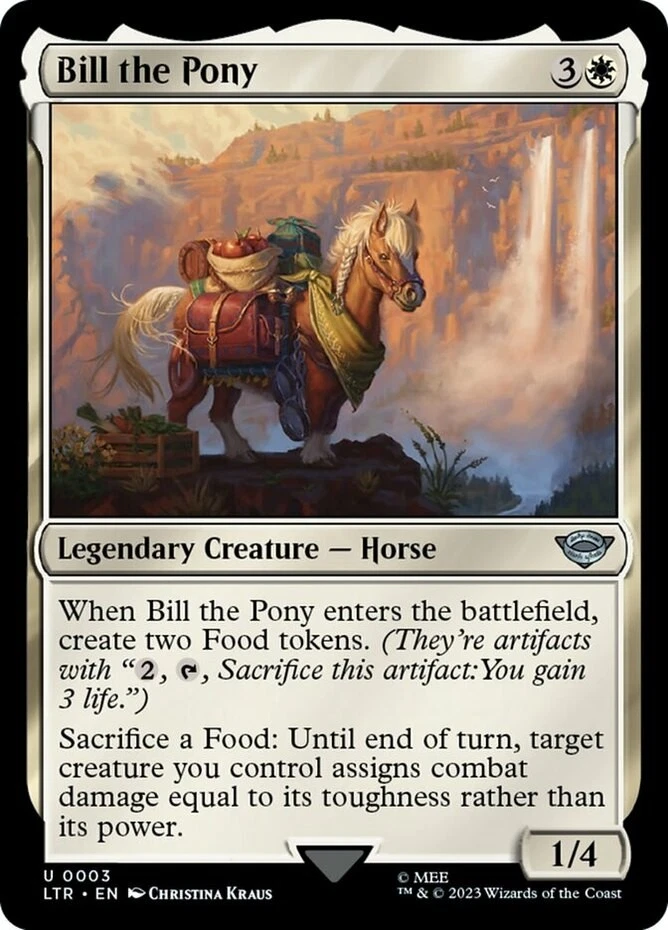 x1 Bill the Pony - Lord of the Rings - NM - MTG - Image 1 of 1