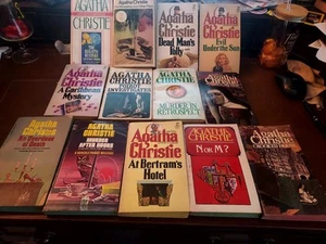 Lot Of 13 Agatha Christie Mystery Paperback Books Free Shipping - Picture 1 of 12