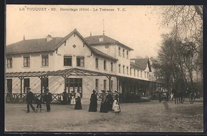 CPA Le Touquet, Hermitag Hotel, La Terrasse - Picture 1 of 2
