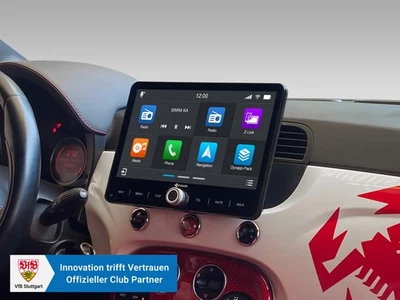 für Fiat 500 10,1" Auto Radio DAB DAB+ Navigation BT USB wireless Apple CarPlay - Bild 1 von 4