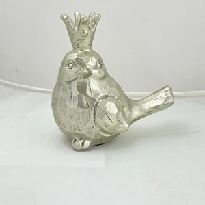 Platin Regal Vogel Figur von Sagebrook Home, 5,5" groß, Resin - Bild 1 von 9