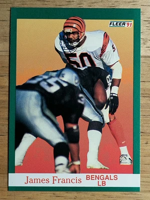 1991 Fleer #20 James Francis - Image 1 of 2