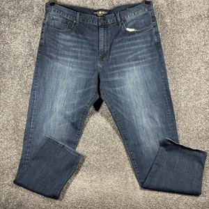 Lucky Brand Jeans Men 40x32 410 Athletic Straight Blue Med Wash Stretch - Picture 1 of 11