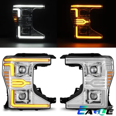 For 20-22 Ford Super Duty LUXX-Series Projector LED Headlights Chrome - Image 1 of 4