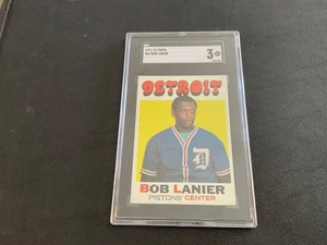1971 TOPPS BASKETBALL #63 BOB LANIER RC SGC 3 VG - Picture 1 of 10