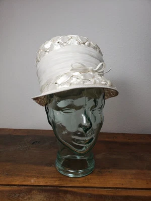 Vintage White Woven Darcel Exclusive  Hat - Image 1 of 4