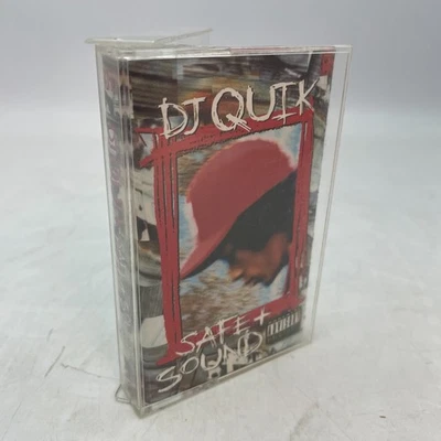 DJ Quik ‎Safe + Sound Cassette Album US 1995 Edition VG/VG+ Gangsta HipHop - Image 1 of 4