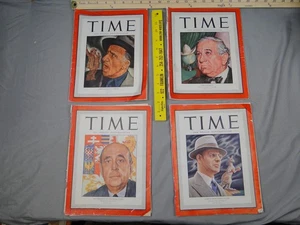Time Magazine Weekly Lot January 24 March 13 27 April 24 1944 WWII Curtin - Picture 1 of 21