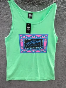 NWT Stussy Designs No 4 Men's Small Tank Top Sleeveless Shirt - Picture 1 of 13