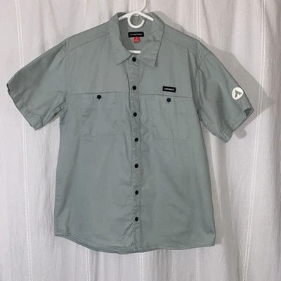 Airwalk Button Down Skull Shirt Overcast Color Mens Size M Surf Skate - Image 1 of 4