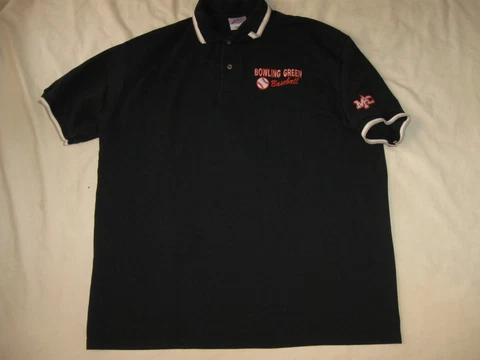 Bowling Green State University Falcons Baseball Polo Shirt Men's XL 46-48 BGSU Cover