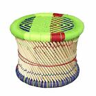 Jaipur Cane Bar Bamboo Muddha Meditation Stool For Outdoor Indoor Multicolor 1Pc