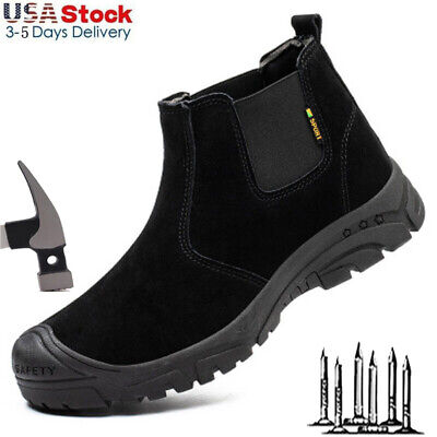Men's Safety Shoes Indestructible Work Boots Steel Toe Sneakers Welding Shoes • 42.31$