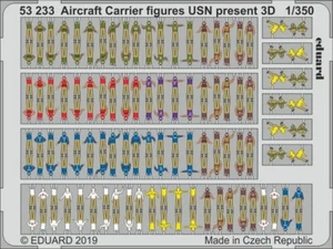 Eduard 1/350 Ship- USN Present Aircraft Carrier Figures Painted EDU53233-NEW - Picture 1 of 1