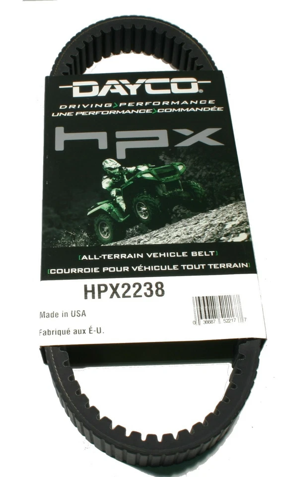 Arctic Cat 700 H1 EFI TBX & Cruiser, 2010, Dayco HPX2238 Performance Drive Belt - Image 1 of 1