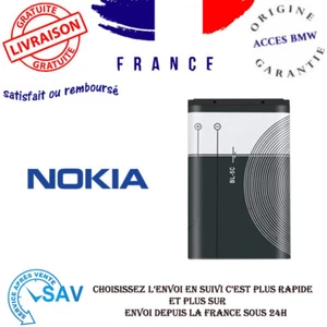 Batterie neuve Nokia 2600 6030 6230 6230i 6630 1100 1101 1110 1255 1315 - BL-5C - Zdjęcie 1 z 1