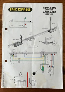TRIX EXPRESS Schaltplan 6604 / 6603 / 6606 / 6605 - Bild 1 von 2