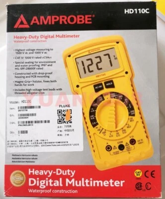NEW FLUKE HD110C multimeter DHL Fast delivery - Image 1 of 3