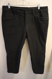 Lululemon 5-pocket Jeans Men’s Pants 34x26 ABC Classic Utilitech Black - Picture 1 of 3
