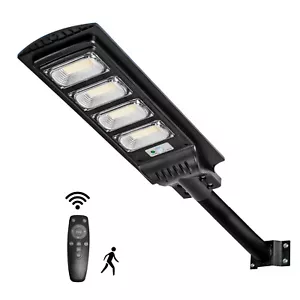 9000000LM Solar Street Light Outdoor Garden Dusk to Dawn Parking Road Lamp - Picture 1 of 12