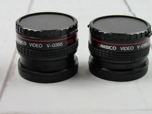 Lentes gran angular y teleobjetivo Ambico Video V-0385 S107 - Imagen 1 de 5